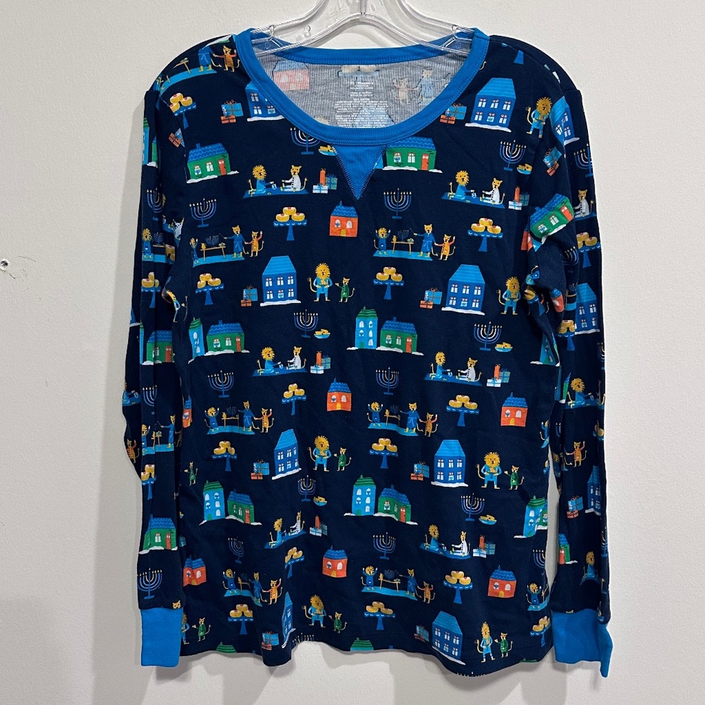 Hanukkah Lions PJ Top
